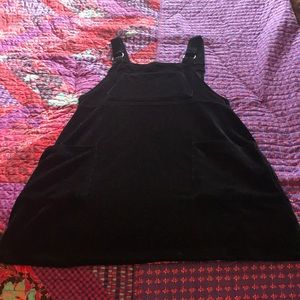 Topshop pinafore cord dress